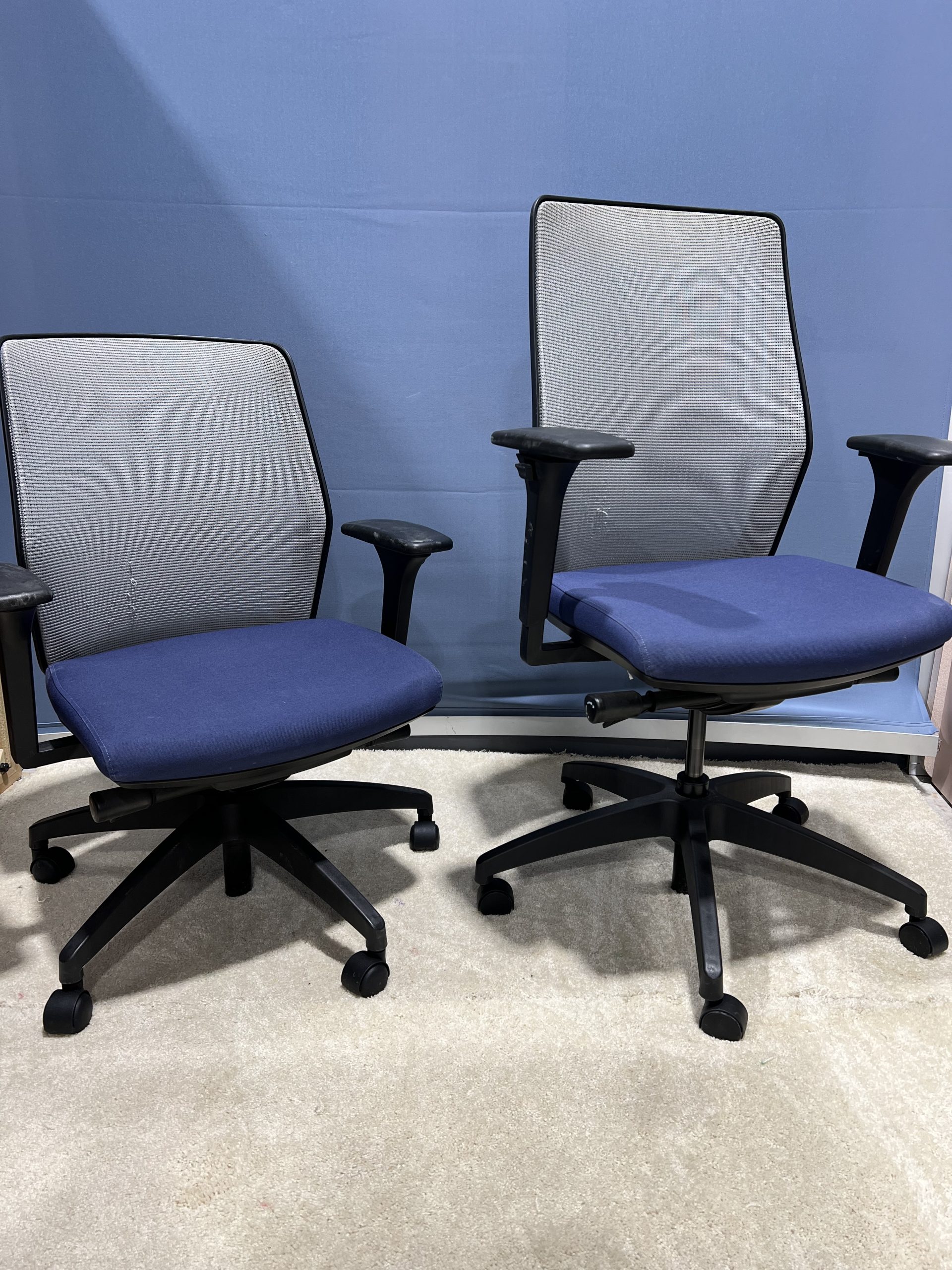 Chair Multitask Blue Gray-image