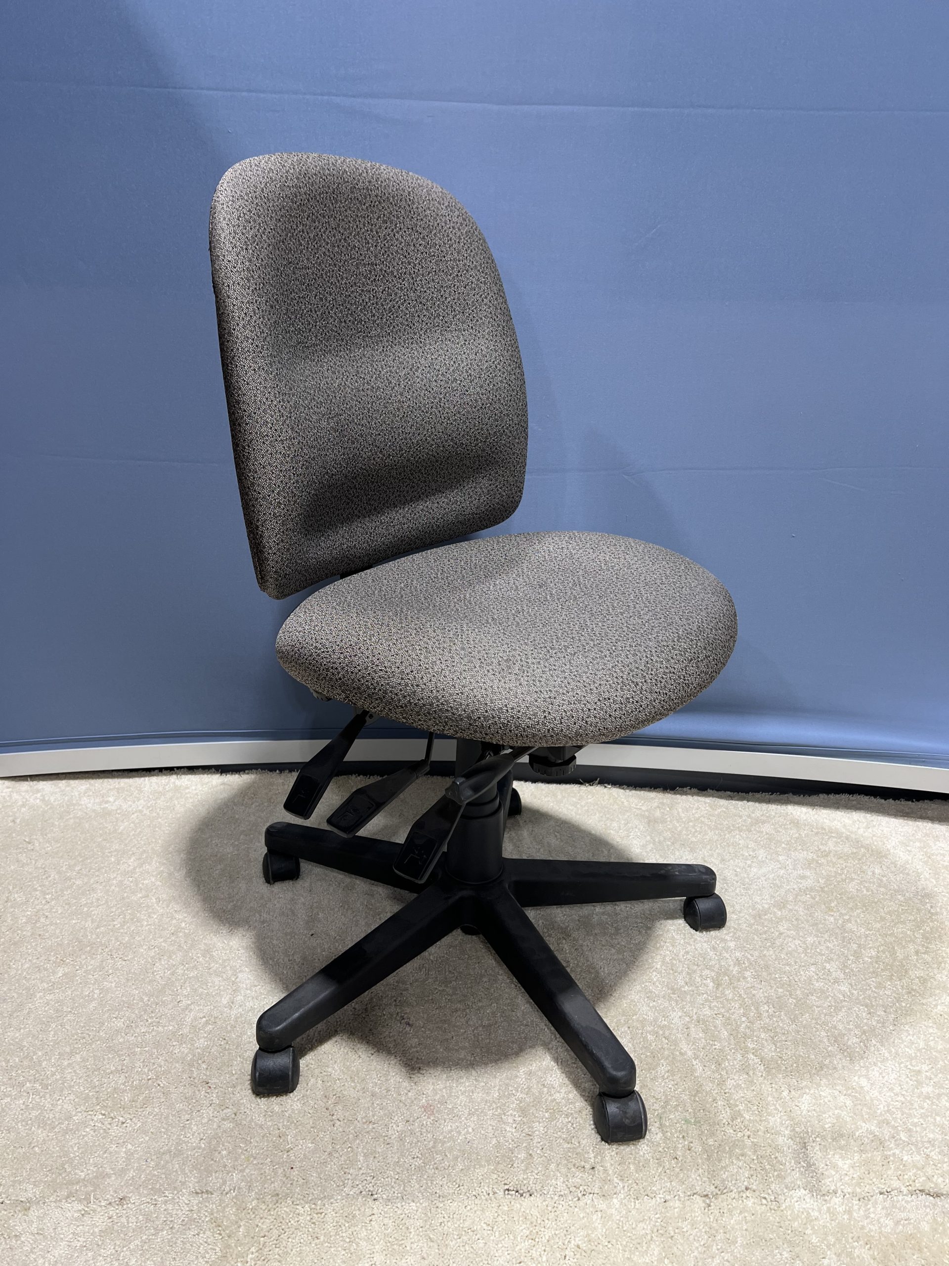 Chair Multitask Dark Gray Black No Arms 1 of 1-image
