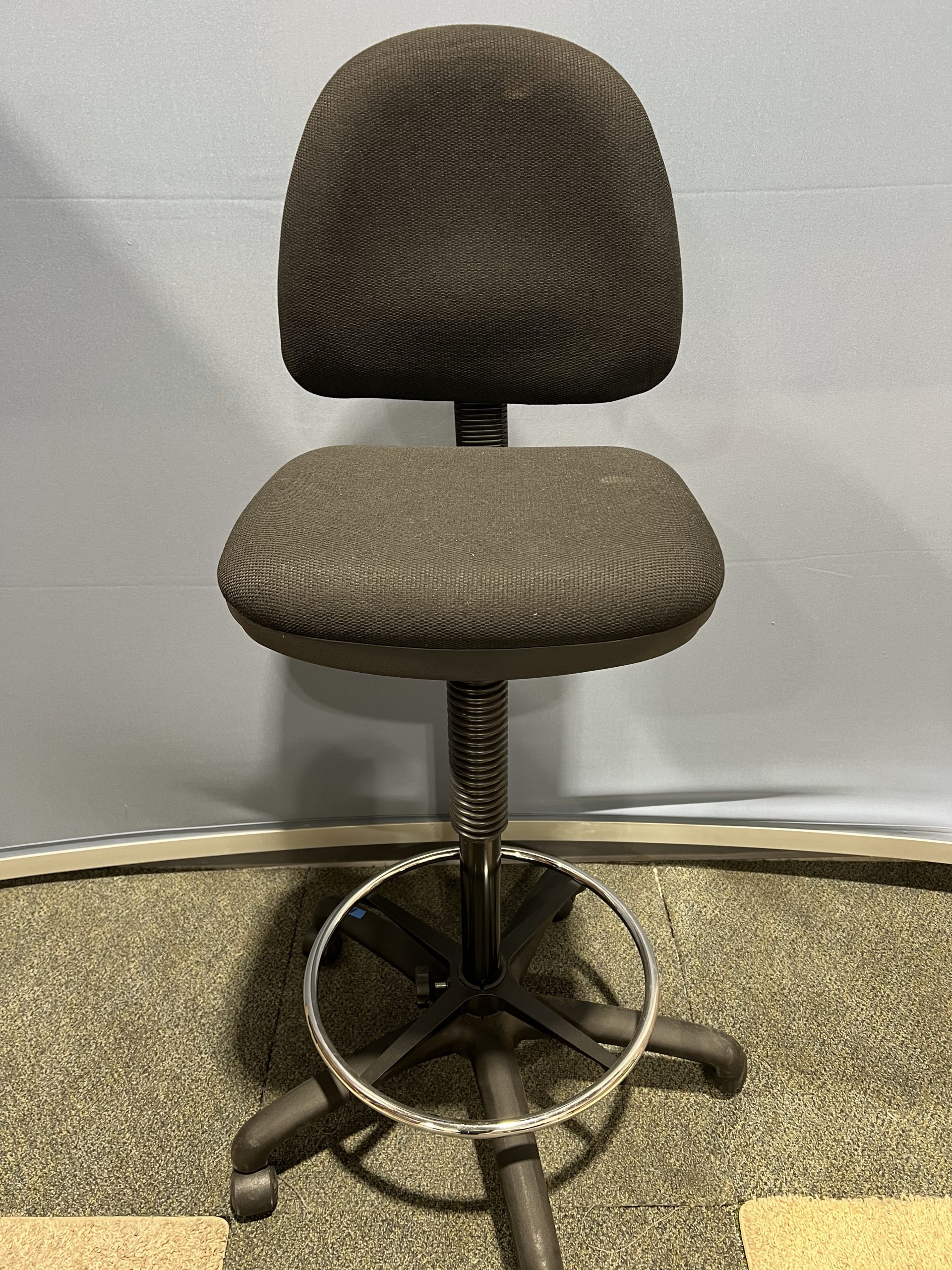 Chair Stool Black/Gray-image