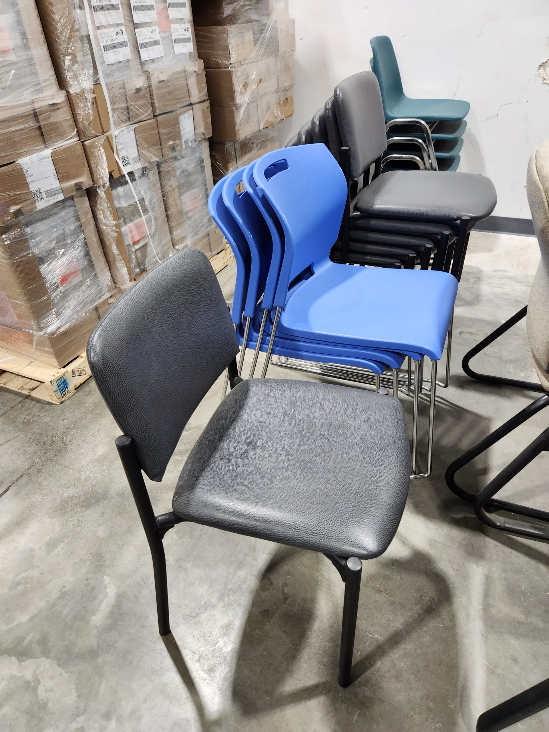 Assorted Stackable Chairs Stop by for Details-image